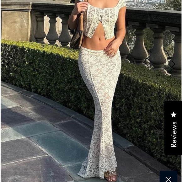 Jagger and Stone Freya Lace Maxi Skirt - Picture 2 of 6